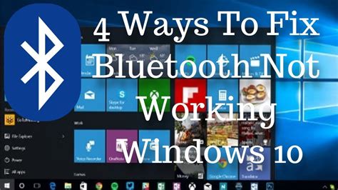 repair connection to bluetooth windows 10.